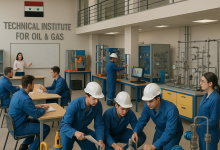افتتاح العام الدراسي الجديد للنفط والغاز في حمص