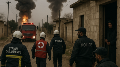 محافظ حلب يحذر المواطنين من الاقتراب من مواقع الانفجارات في العيس