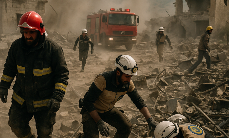 الانفجارات تهز منطقة العيس بريف حلب الجنوبي