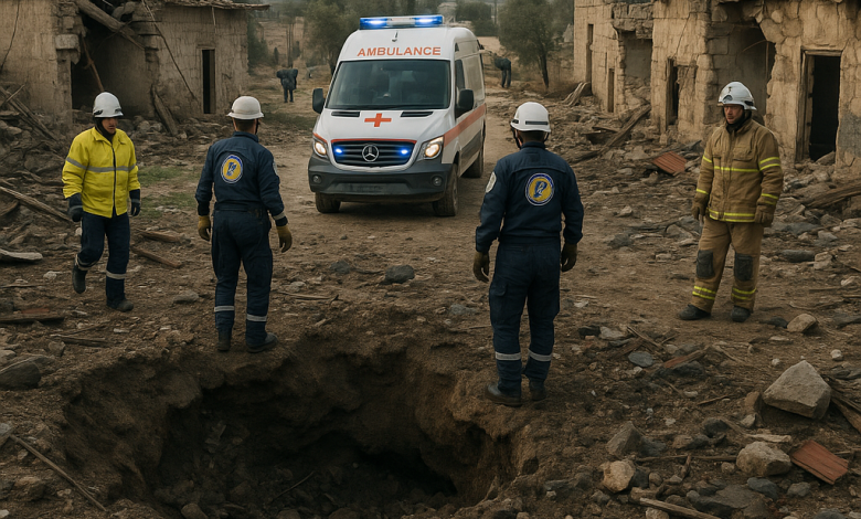 التحقيق جارٍ بشأن طبيعة الانفجار في منطقة العيس بريف حلب الجنوبي