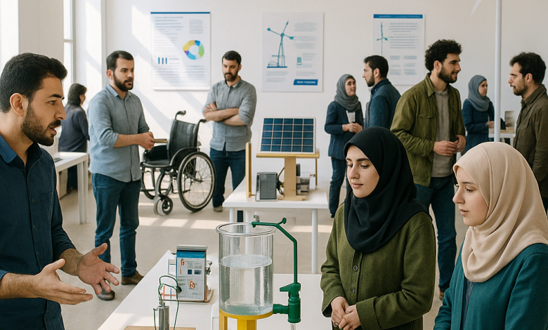 معرض الإنتاج العلمي في إدلب يحول تحديات المجتمع إلى حلول هندسية مبتكرة