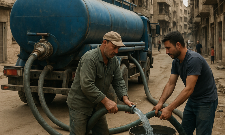شركة مياه الحسكة تبدأ الضخ التجريبي في عدة أحياء